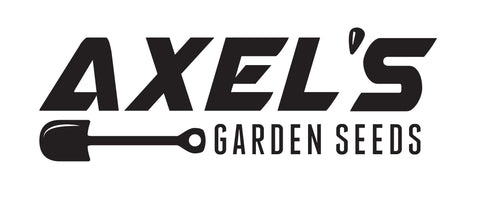 Axel's Garden Seeds gift packaging suitable for gardening enthusiasts.