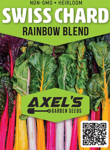 Axel's Garden Seeds heirloom non-GMO chard collection for diverse home gardens.