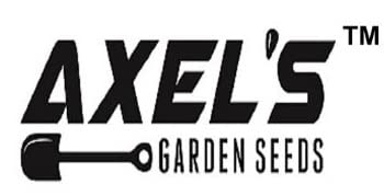 Axel's Garden Seeds quick-reference guide image shows sowing steps for home plots.
