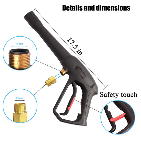 Axfvd nozzle tip 15deg delivers wider spray for faster coverage.