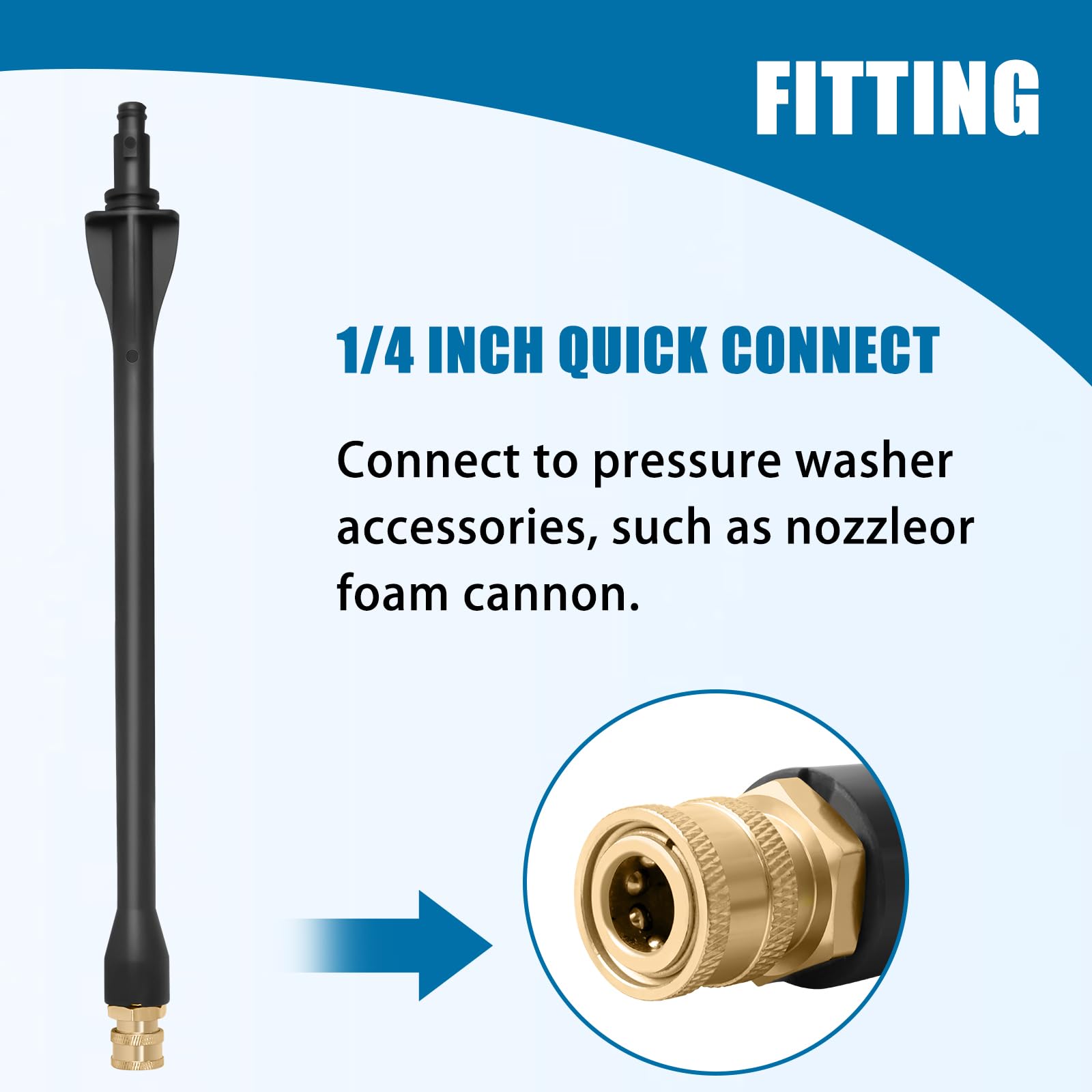 Axfvd wand tolerates up to 140°F for versatile use