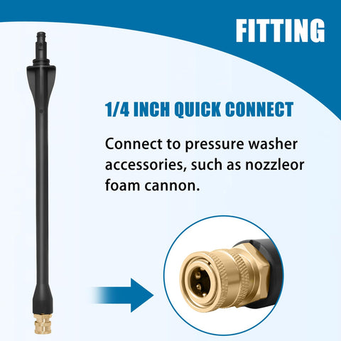 Axfvd wand tolerates up to 140°F for versatile use