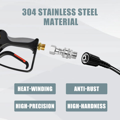 Axfvd versatile compatibility with many guns, hoses, and pumps.
