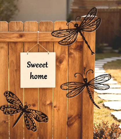 AXHoustake garden dragonflies decor wings detail highlights your garden with whimsical movement.
