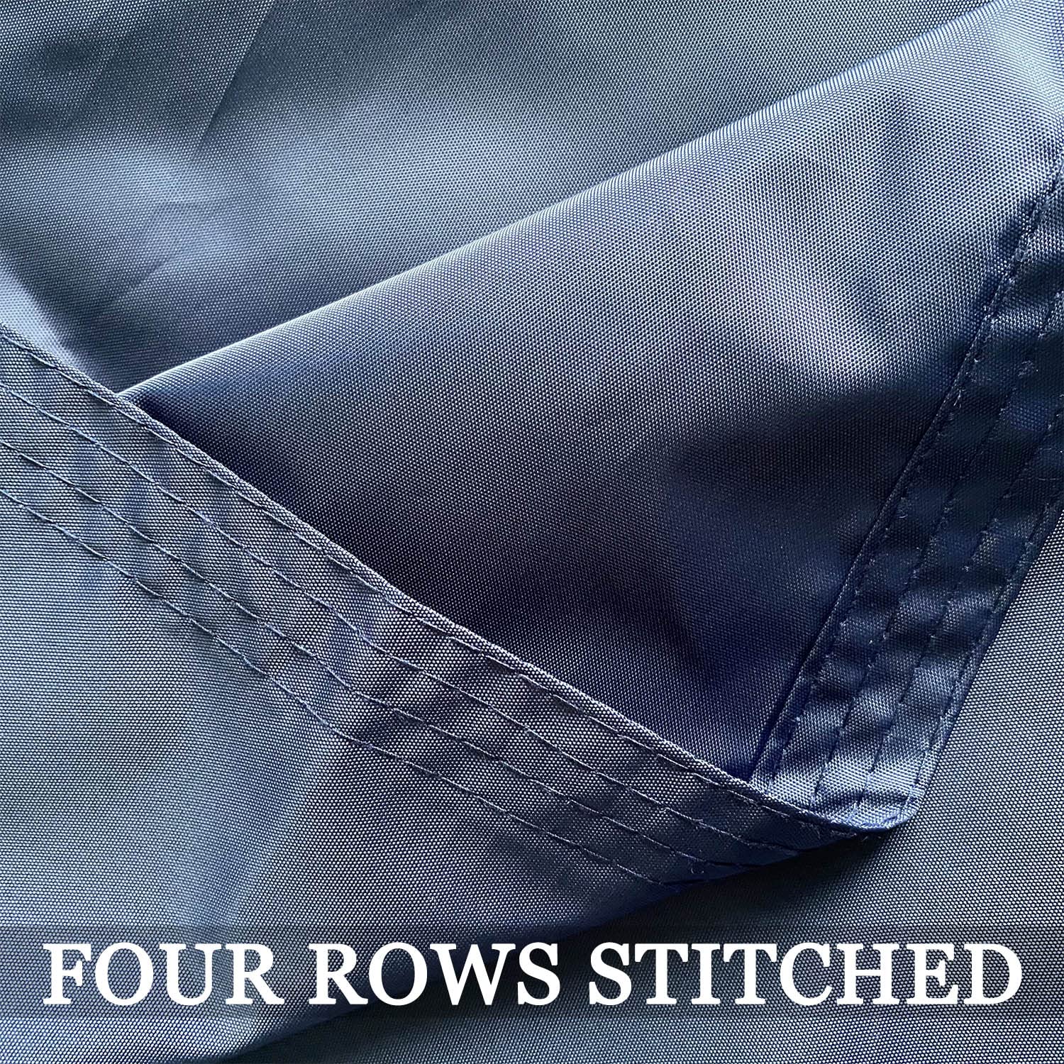 AXJBW brass grommets secure flag mounting on poles.