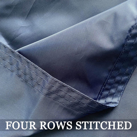 AXJBW brass grommets secure flag mounting on poles.