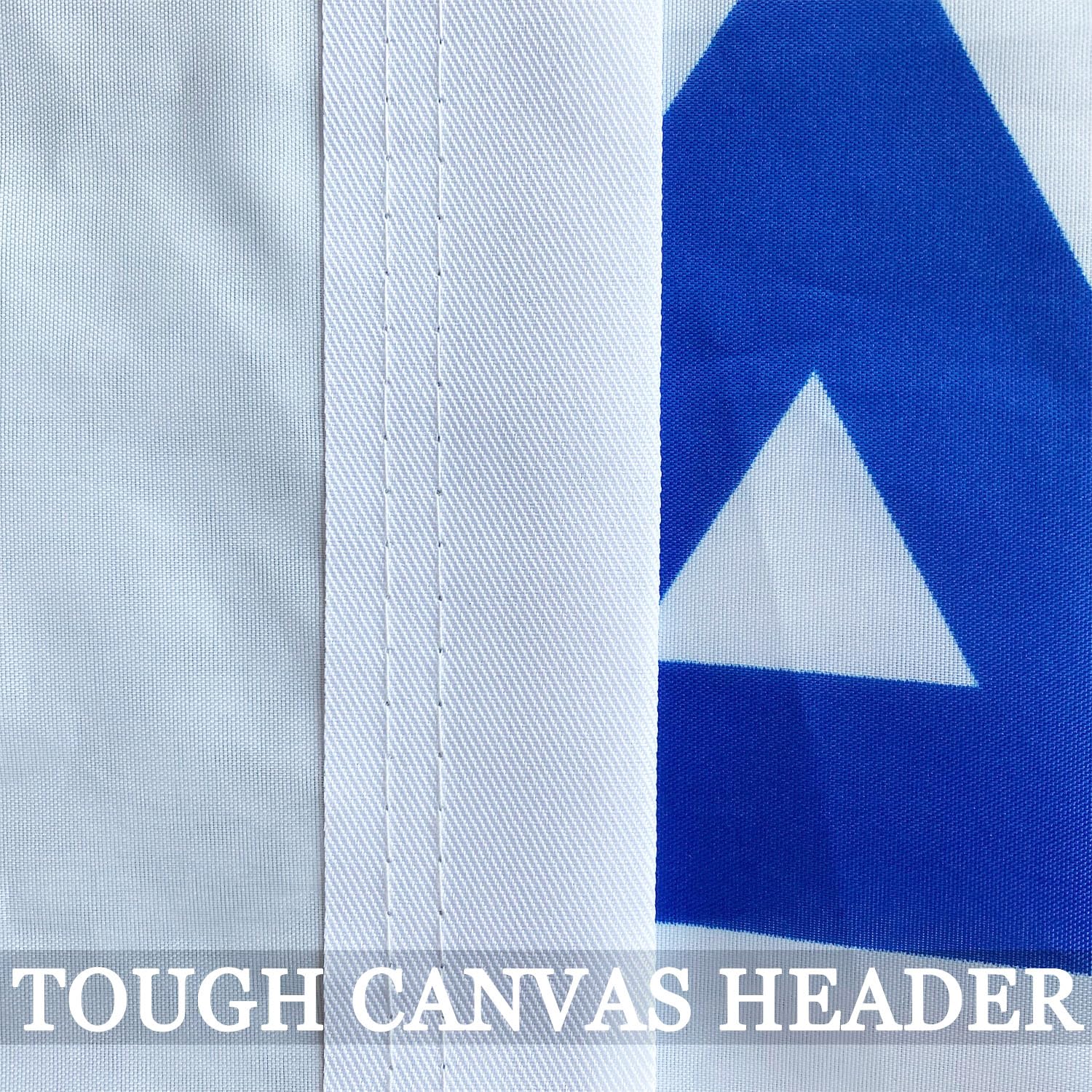 AXJBW 3x5 size fits homes, schools, and civic displays.