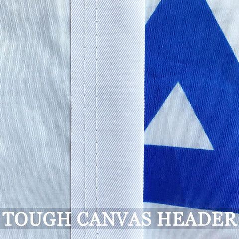 AXJBW 3x5 size fits homes, schools, and civic displays.