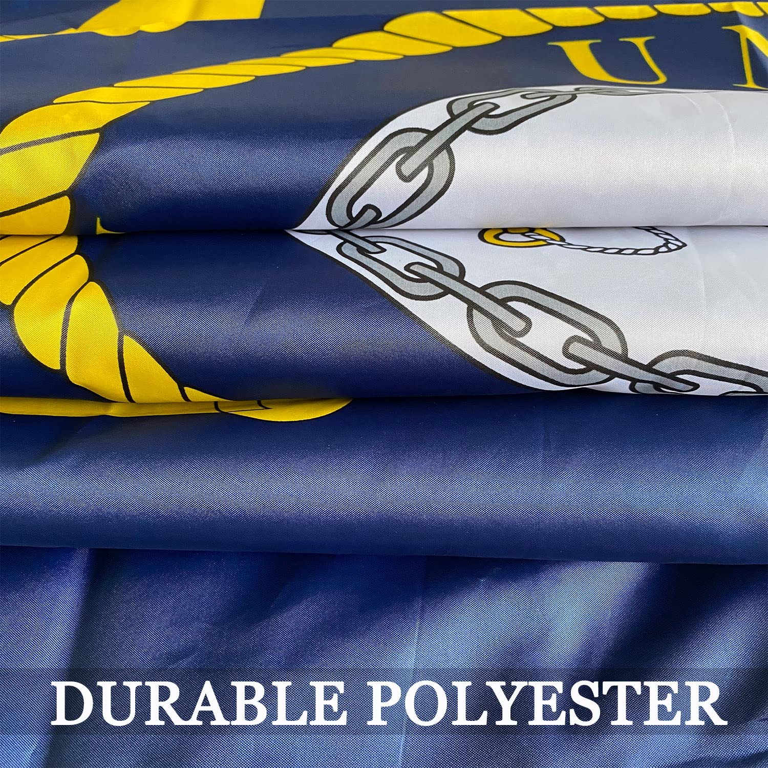 AXJBW Navy banner suitable for outdoor and indoor display and events.
