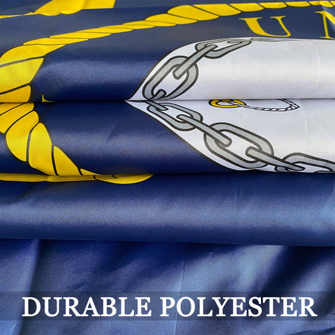AXJBW Navy banner suitable for outdoor and indoor display and events.