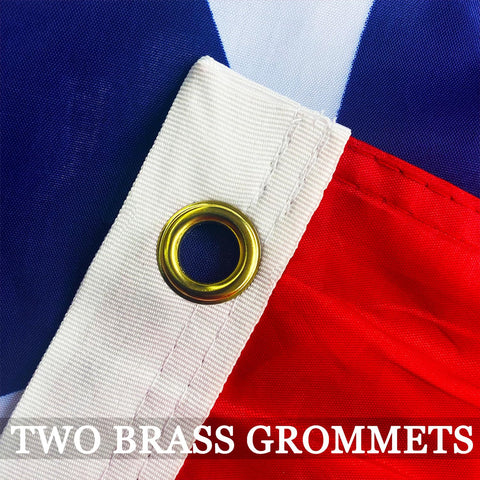 AXJBW flag is UV fade resistant to keep colors vivid.