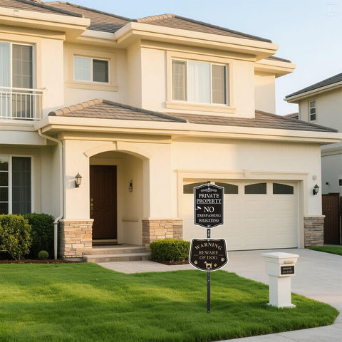 Axmorety ideal for lawns, driveways, and curbside signage outdoors.