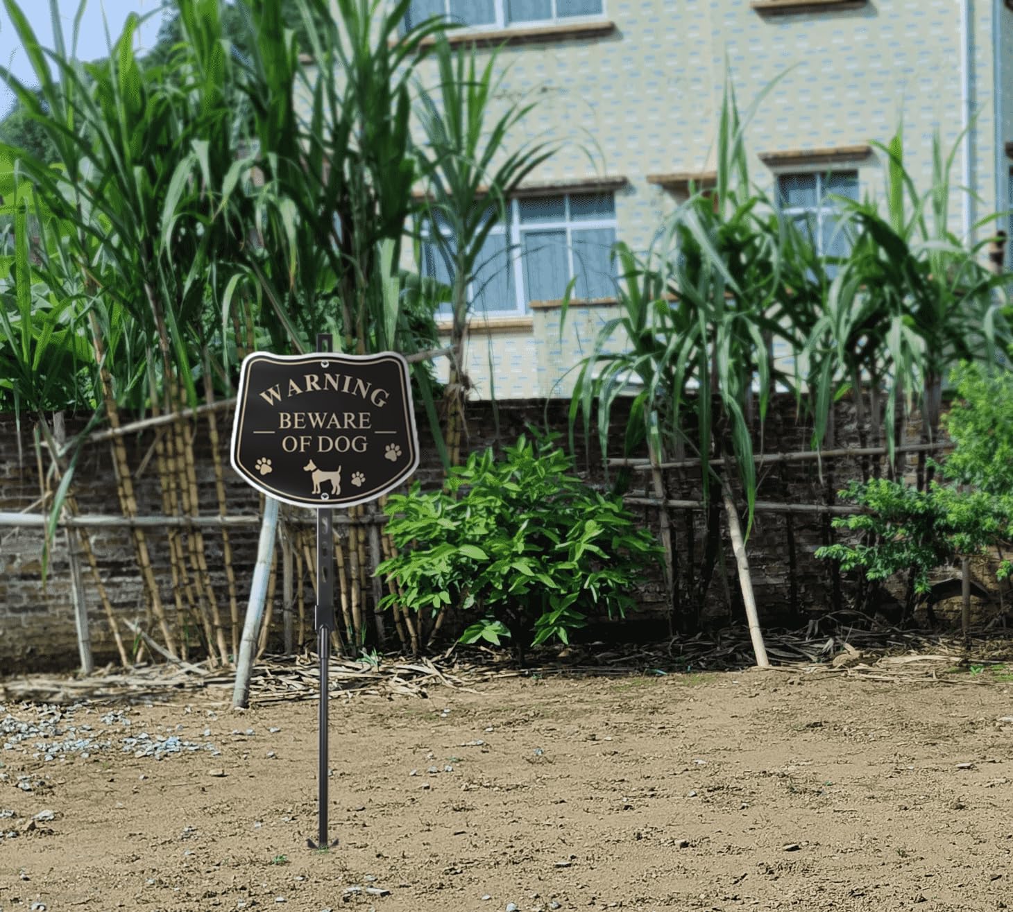 Axmorety sign stake for lawn use with versatile height options.