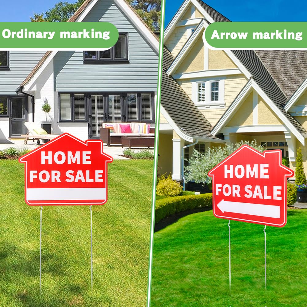 Axrivonte directional arrow estate sign guides potential buyers toward your property.
