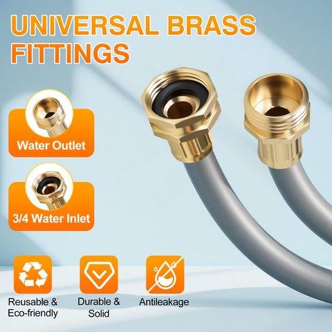 AXTRIM heavy-duty hybrid hose withstands outdoor use and pressure