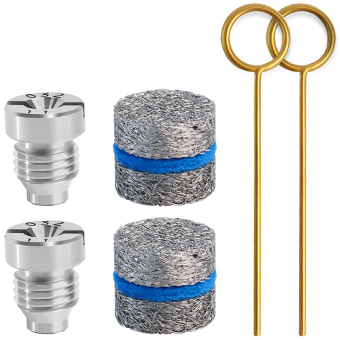 Axfvd foam cannon nozzle 1.1mm stainless steel creates dense foam
