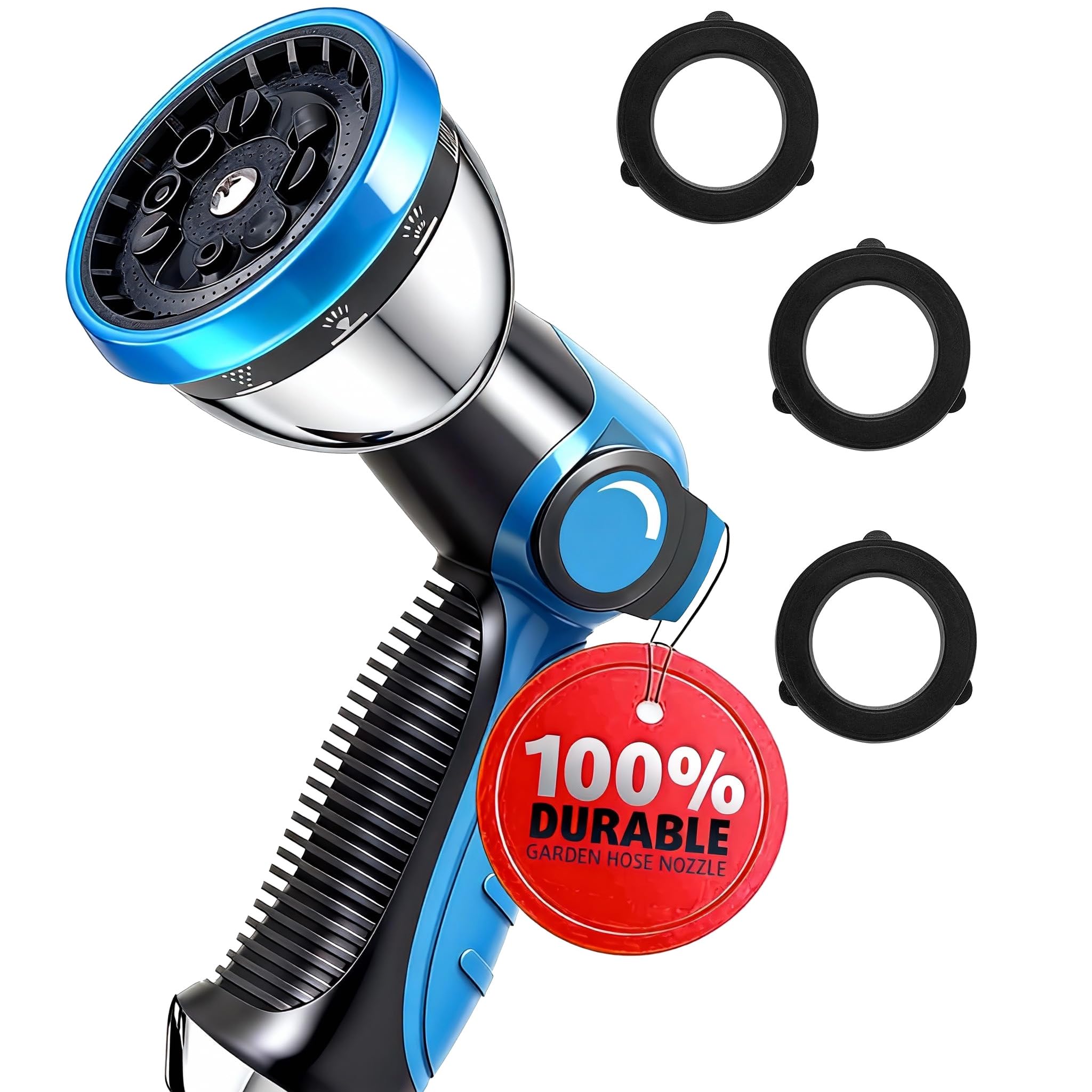 AyayaBoss garden hose nozzle alloy head for durable high pressure spray