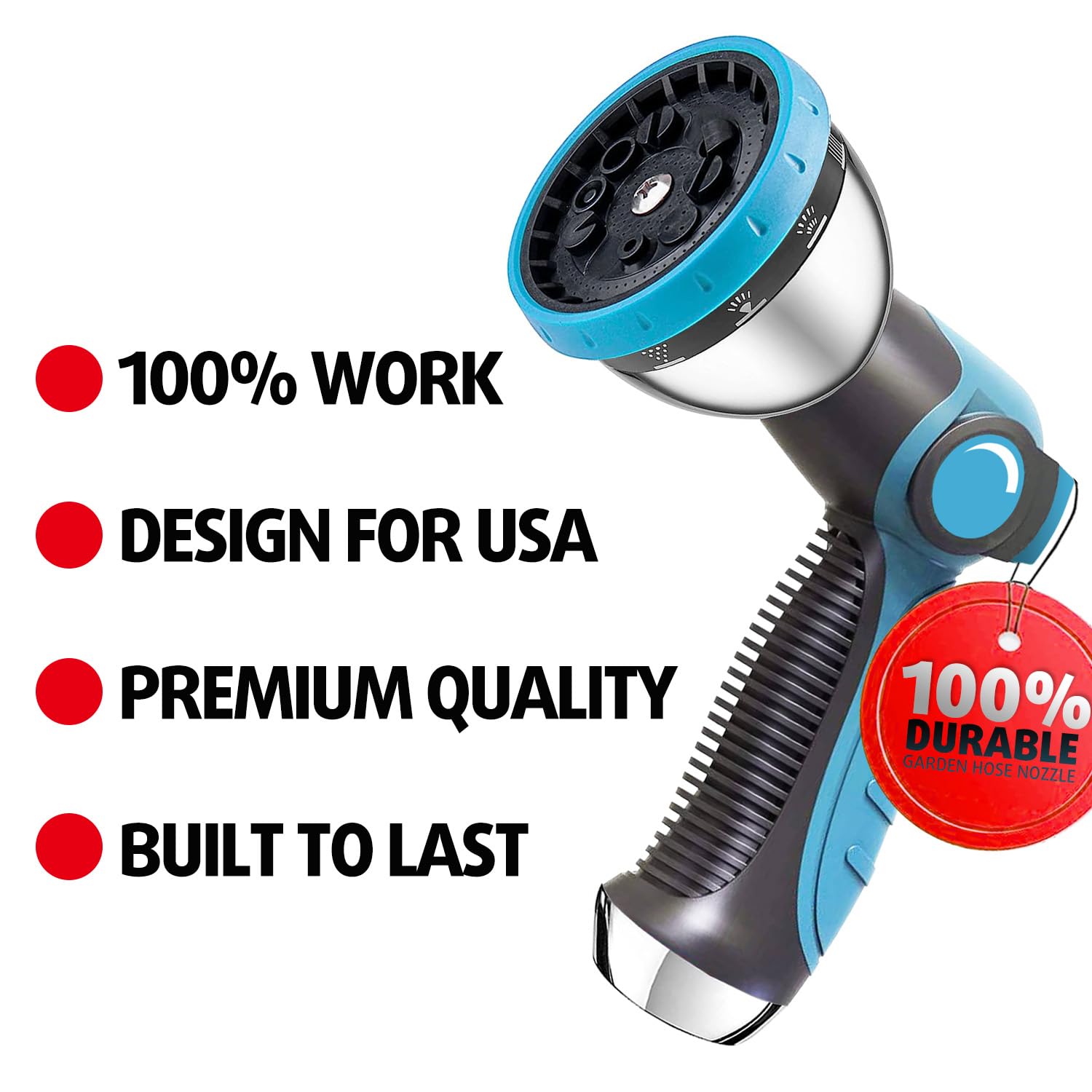 AyayaBoss garden hose nozzle ideal for pet washing and patio cleaning