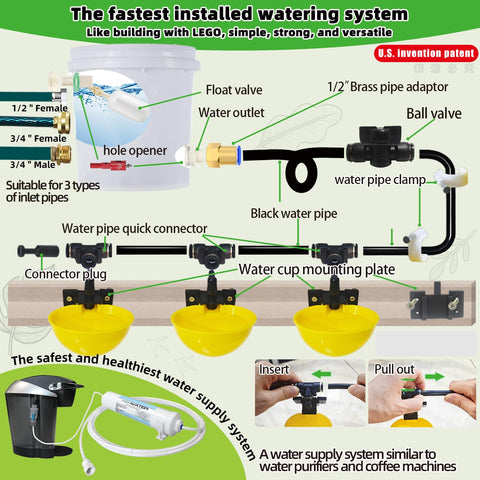 Ayakol removable cups enable fast cleaning and maintenance