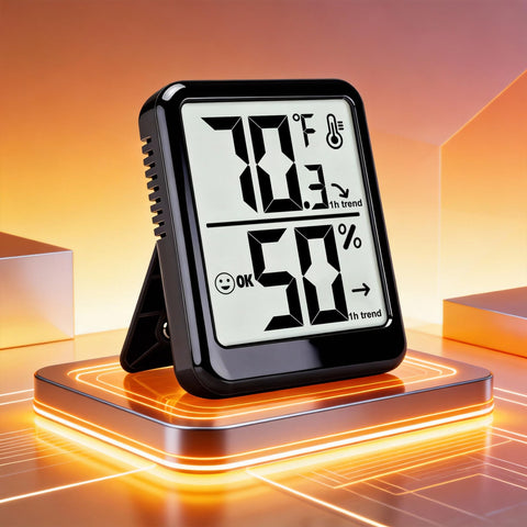Ayawiss digital temperature humidity display for precise indoor climate monitoring.