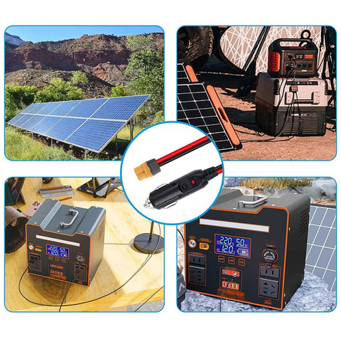 AYECEHI rugged extension cable suitable for solar panels and portable power stations.