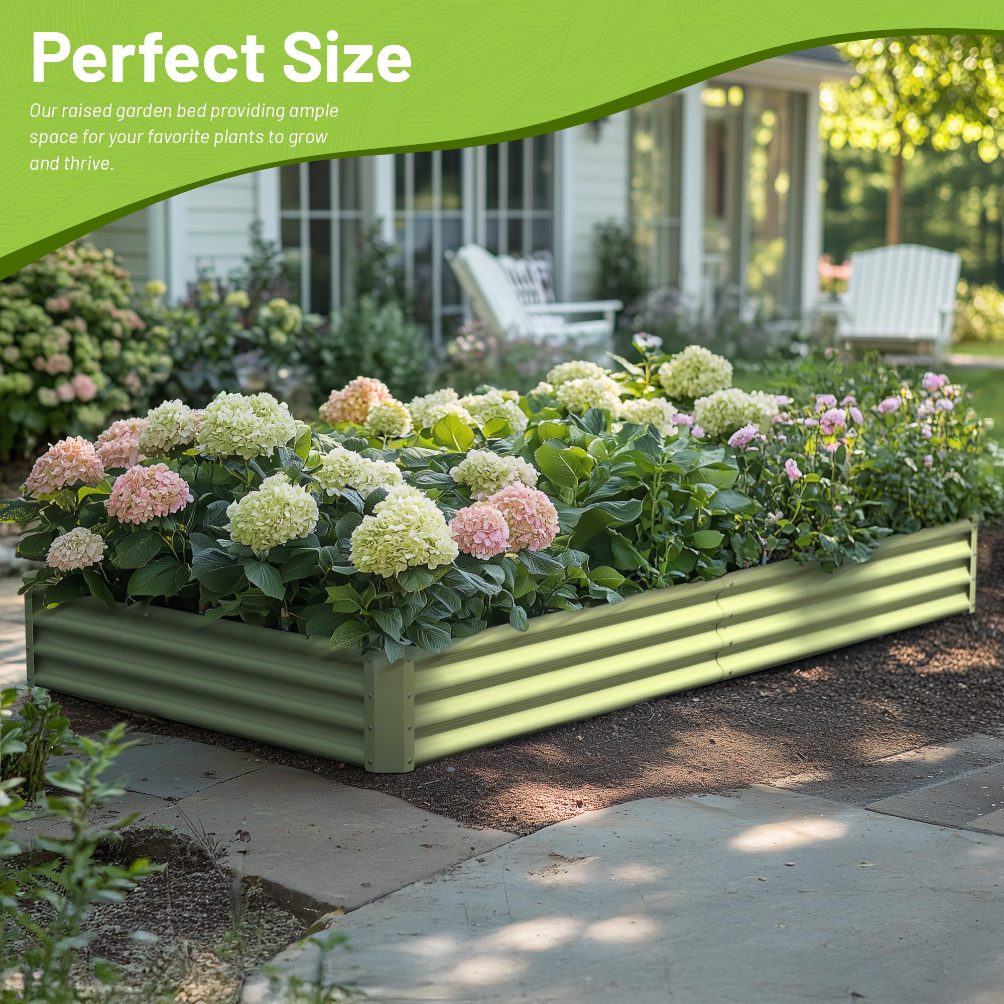 Ayen Guard multipurpose planting bed ideal for vegetables, herbs, and fruits.
