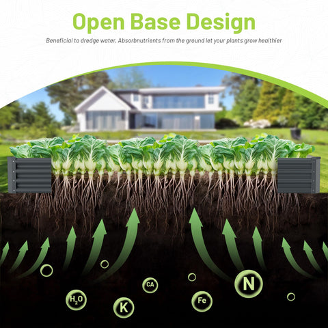 Ayen Guard raised bed with safety corner pads to prevent injuries.
