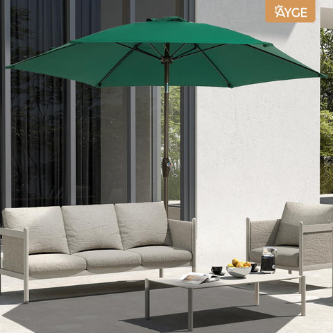 Ayge UV-resistant canopy blocks 97% of UV rays for safer outdoor exposure.