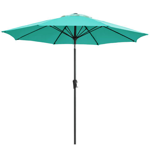 Ayge 9ft umbrella canopy close-up showing UV protection