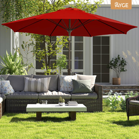 Ayge base not included; pair with a 50 lb base for stability.