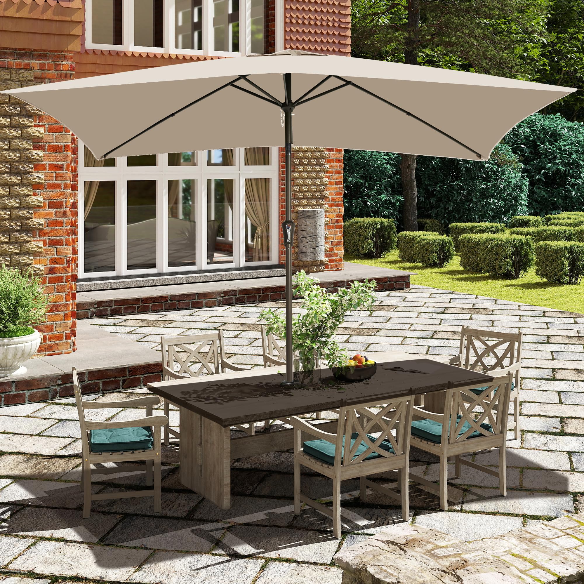Ayge 180G polyester canopy delivers UV protection and fade resistance.