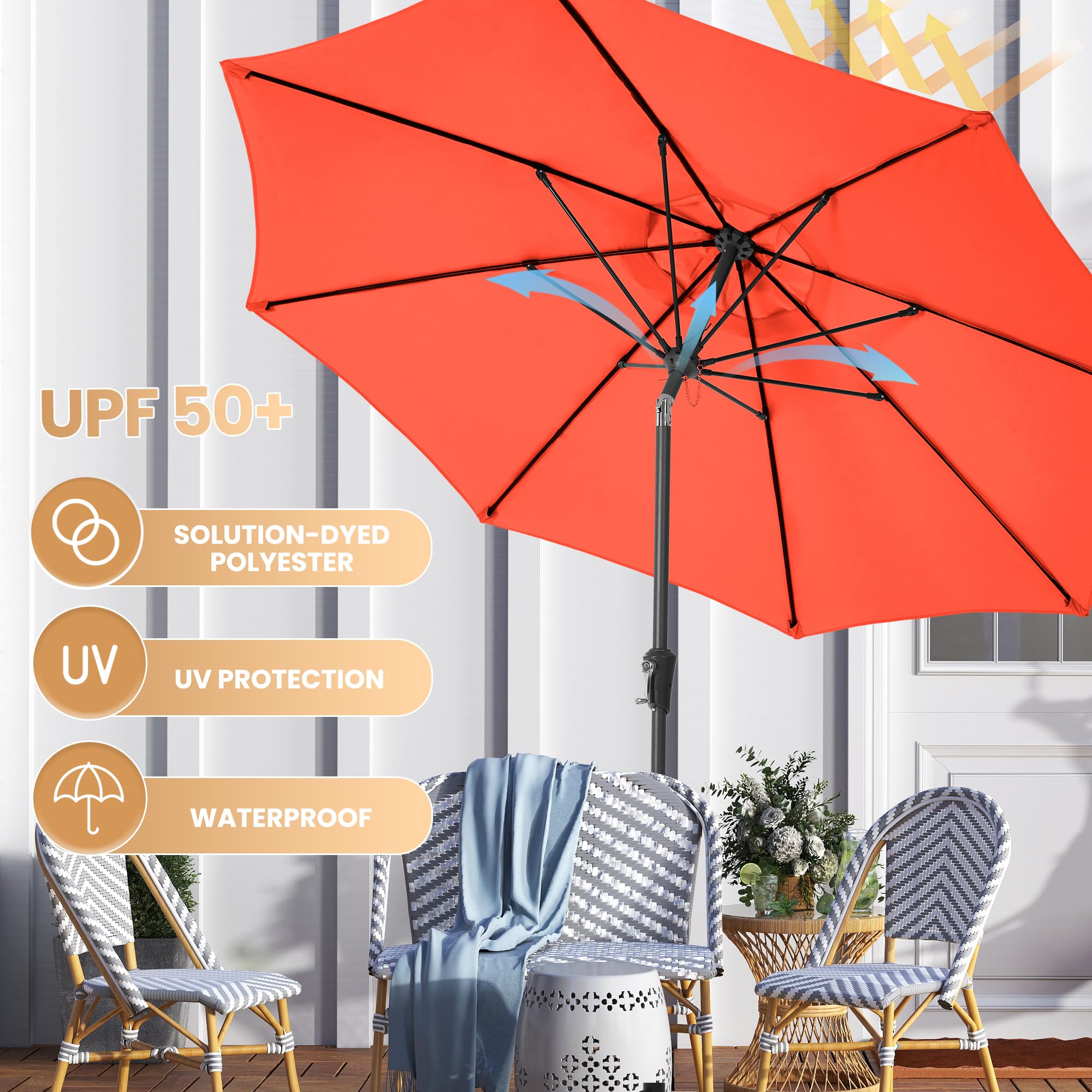 Ayge UV-protective canopy blocks sun while keeping colors vibrant.