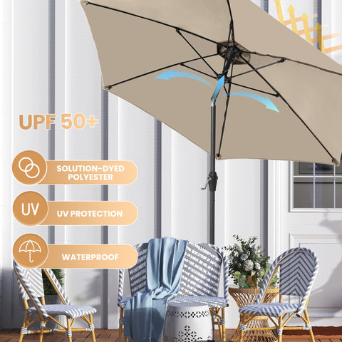Ayge UV-resistant polyester canopy provides strong sun protection.