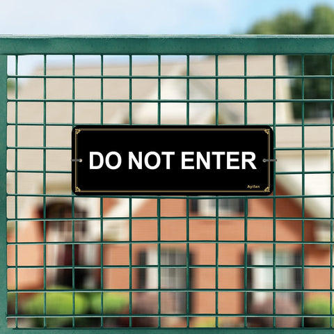Ayifan do not enter sign four-pack value pack for multiple locations