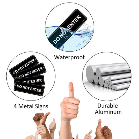 Ayifan do not enter sign weatherproof indoors outdoors for long-lasting readability
