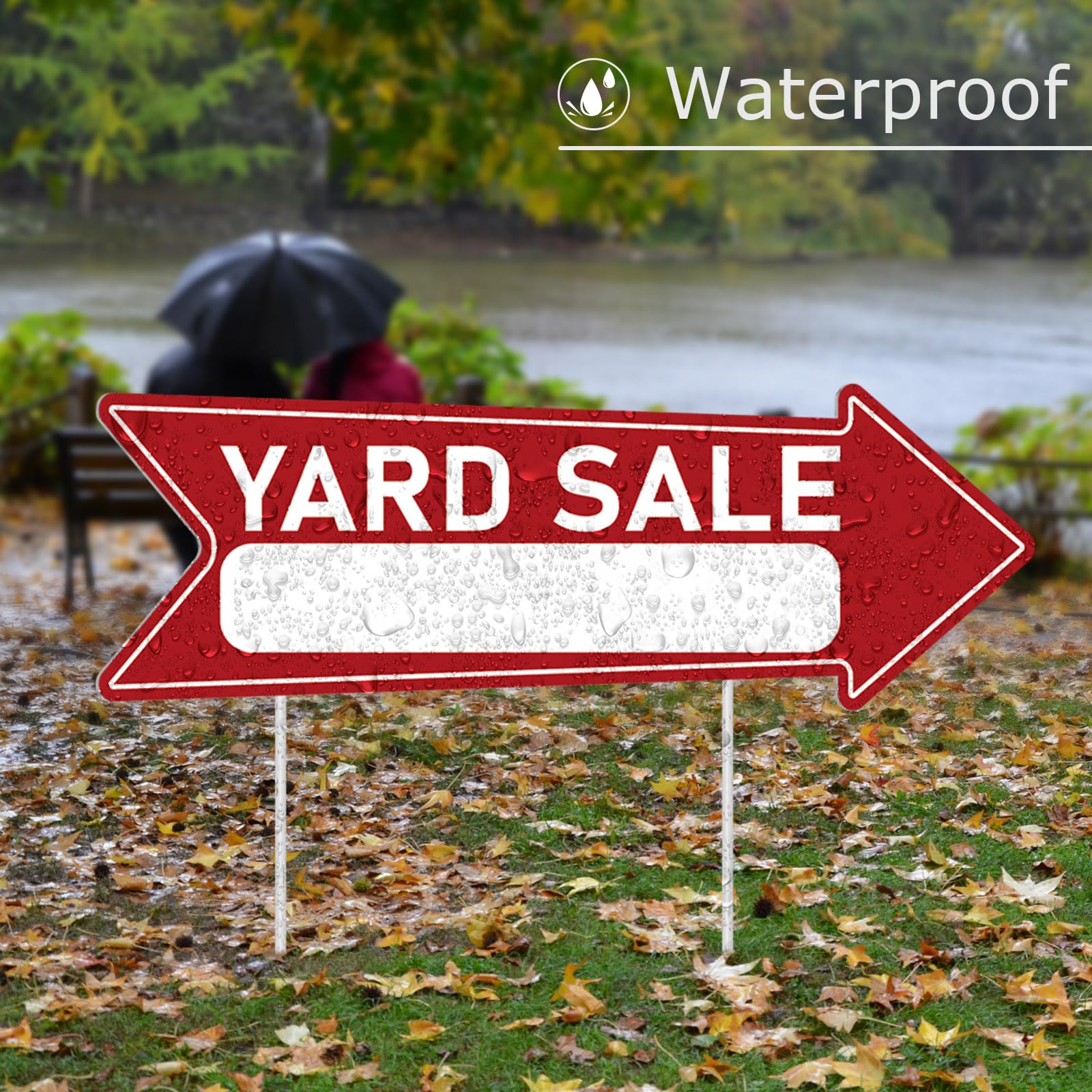 Ayifan UV-protected yard sale signs endure sun exposure for long-term use.