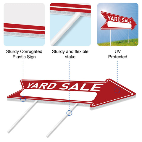 Ayifan waterproof corrugated plastic signs resist fading and moisture.