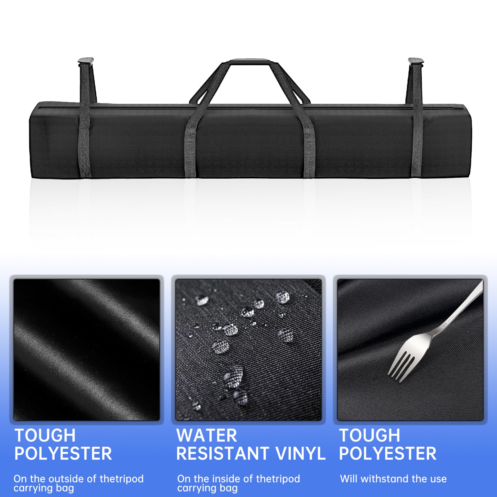 AYIXITIELU reinforced handles and corners increase durability for heavy tent poles