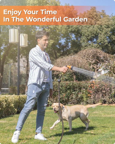 Ayleid 9-pattern nozzle offers versatile watering options for garden and car