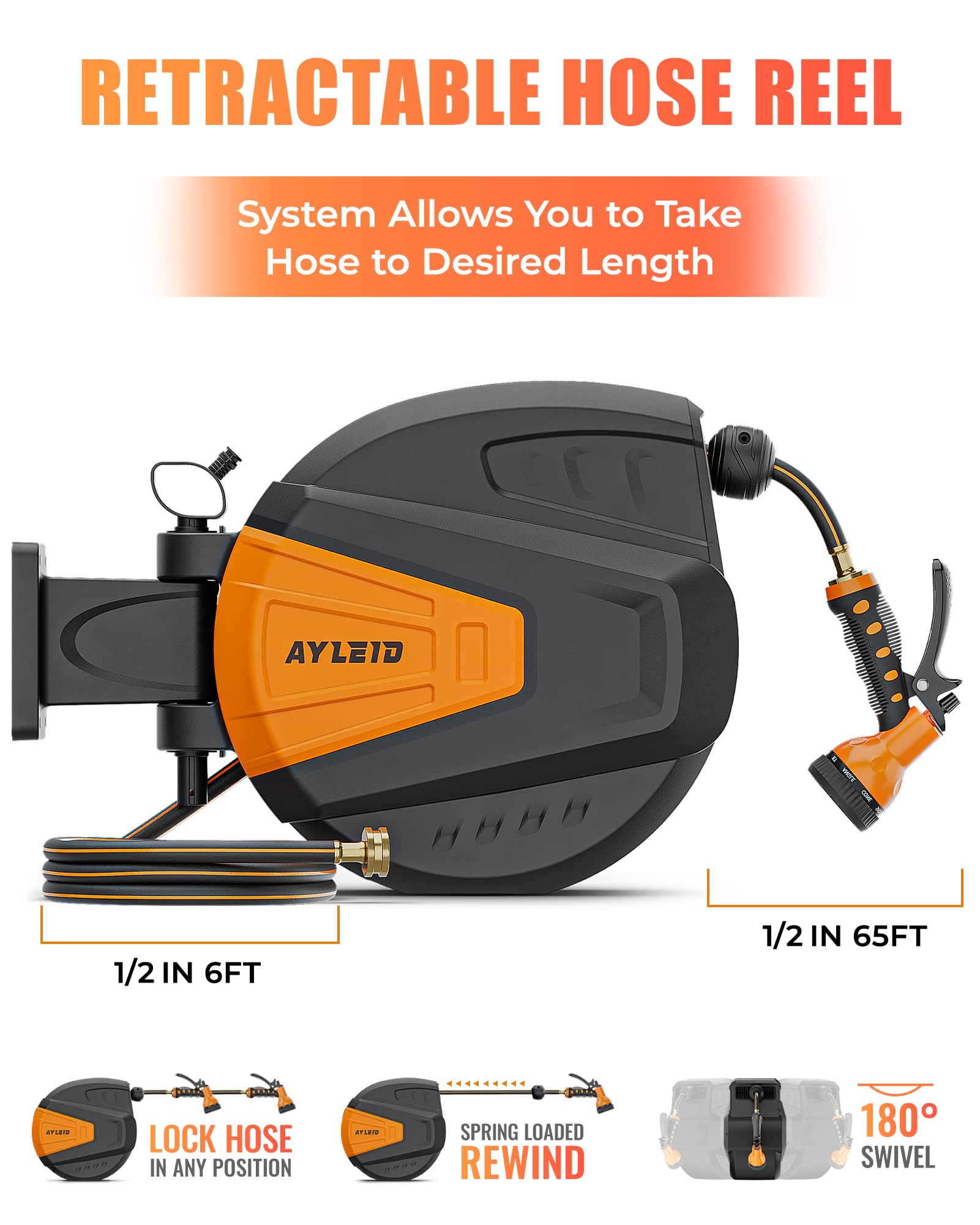 Ayleid durable reel with warranty and reliable seasonal storage.