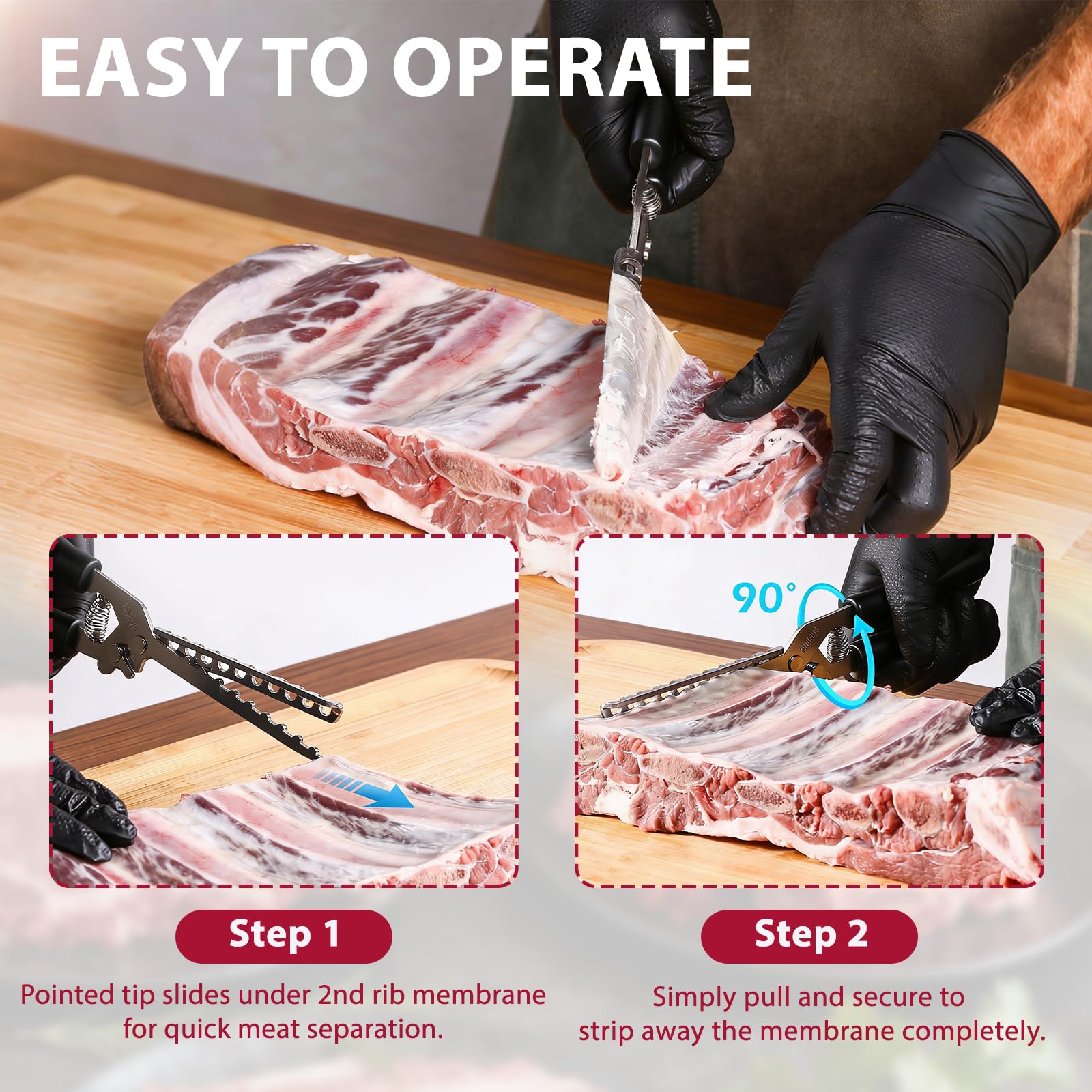 Aylthyo compact storage in a kitchen drawer keeps grilling gear organized.