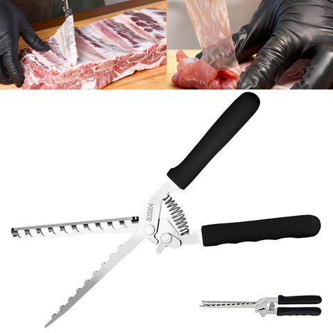 Aylthyo rib membrane remover with premium stainless steel blade for clean membrane removal.