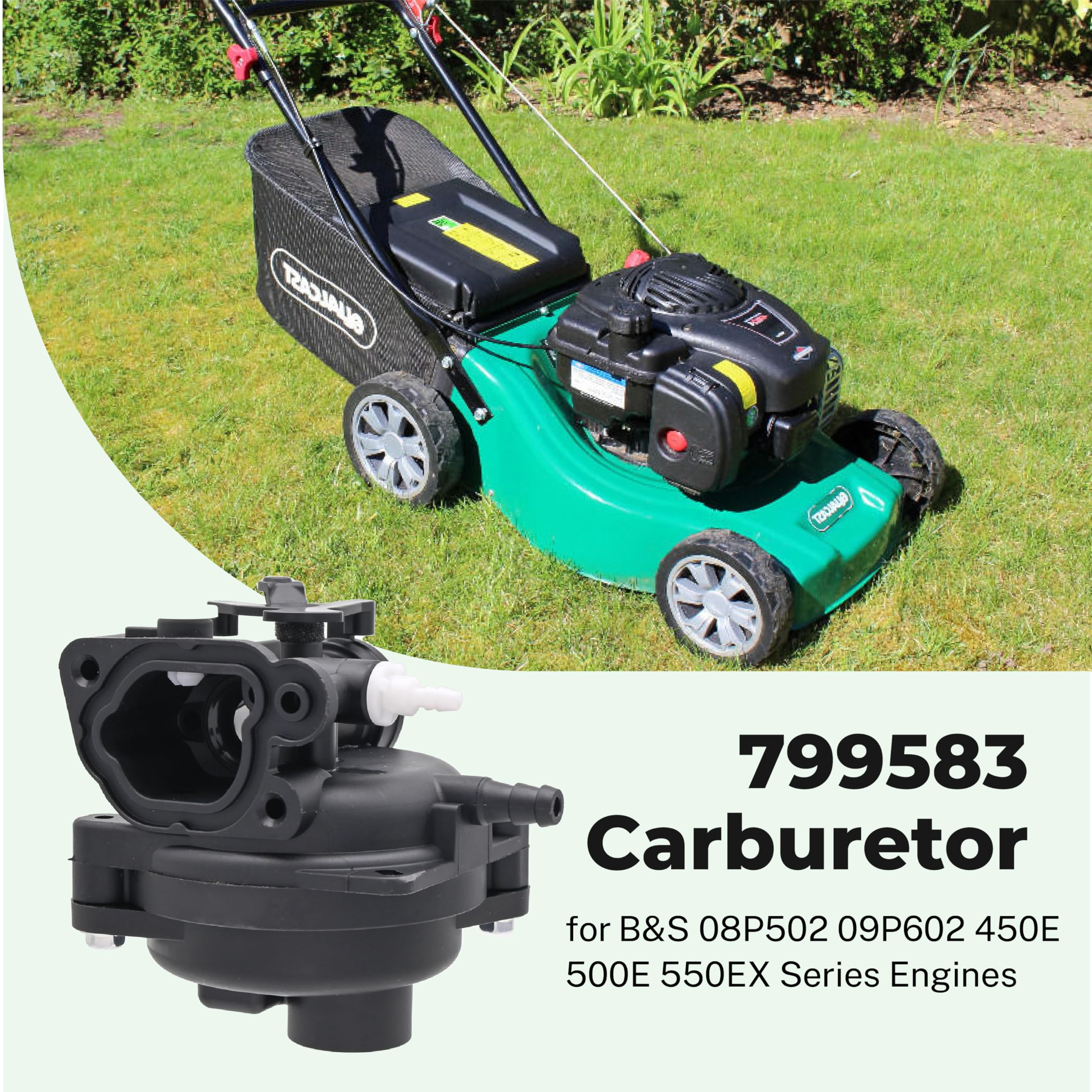 Aylux carburetor unit close-up highlighting durable construction