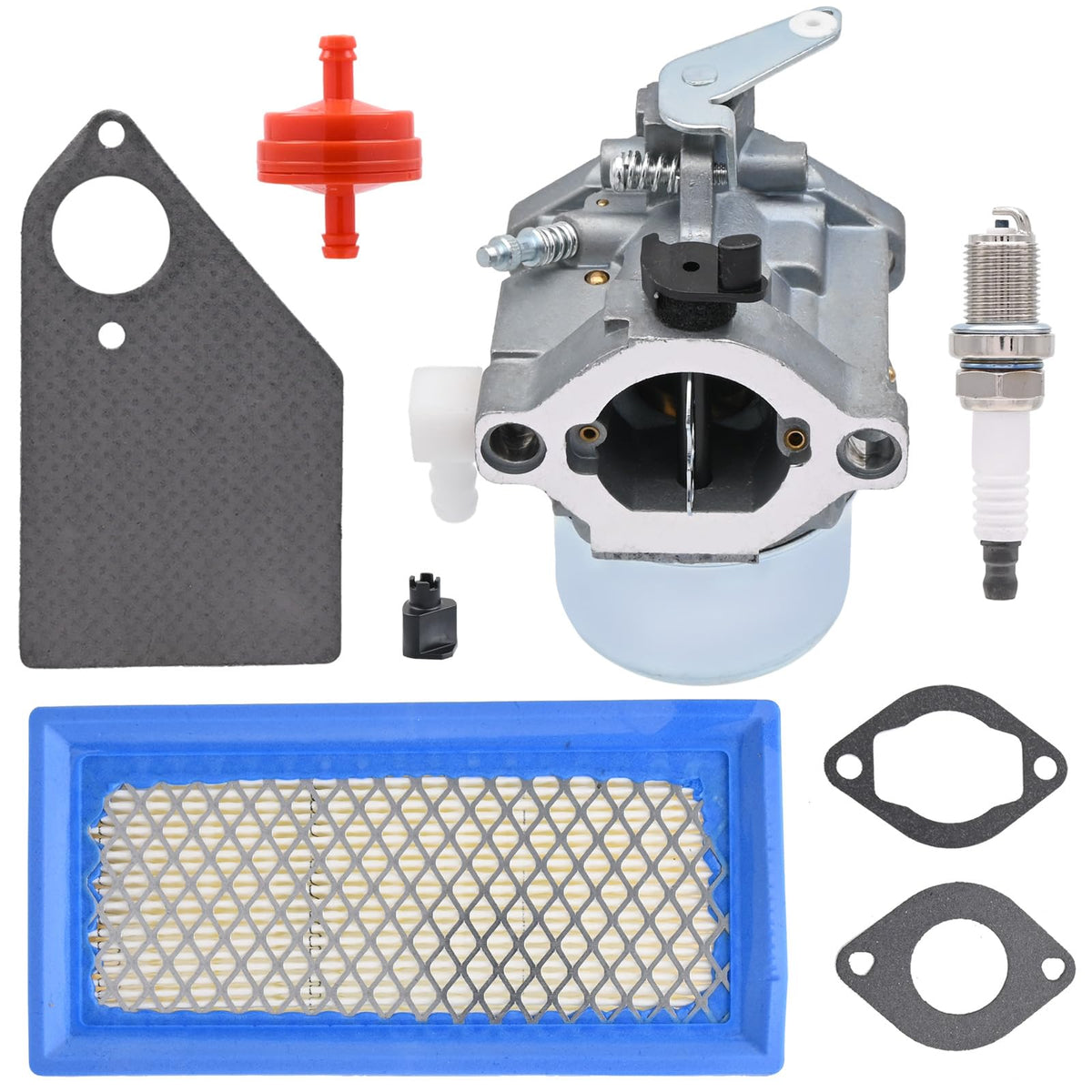 Aylux carburetor with filter kit for 10HP engines improves starting reliability.