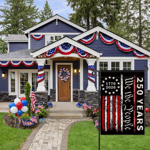 Aymolas 250th anniversary flag 12x18 inch size for compact display.