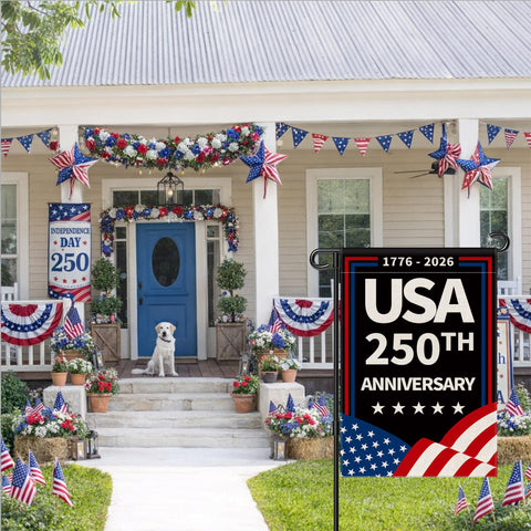 Aymolas 250th anniversary flag perfect for Fourth of July and commemorations