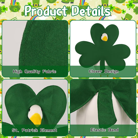 Aymolas clover-goose outfit on goose for ready porch display