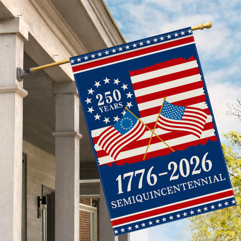 Aymolas flag with durable double-stitched panels for outdoor hanging