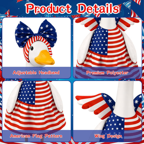 Aymolas versatile goose costume for garden parties and outdoor porch displays