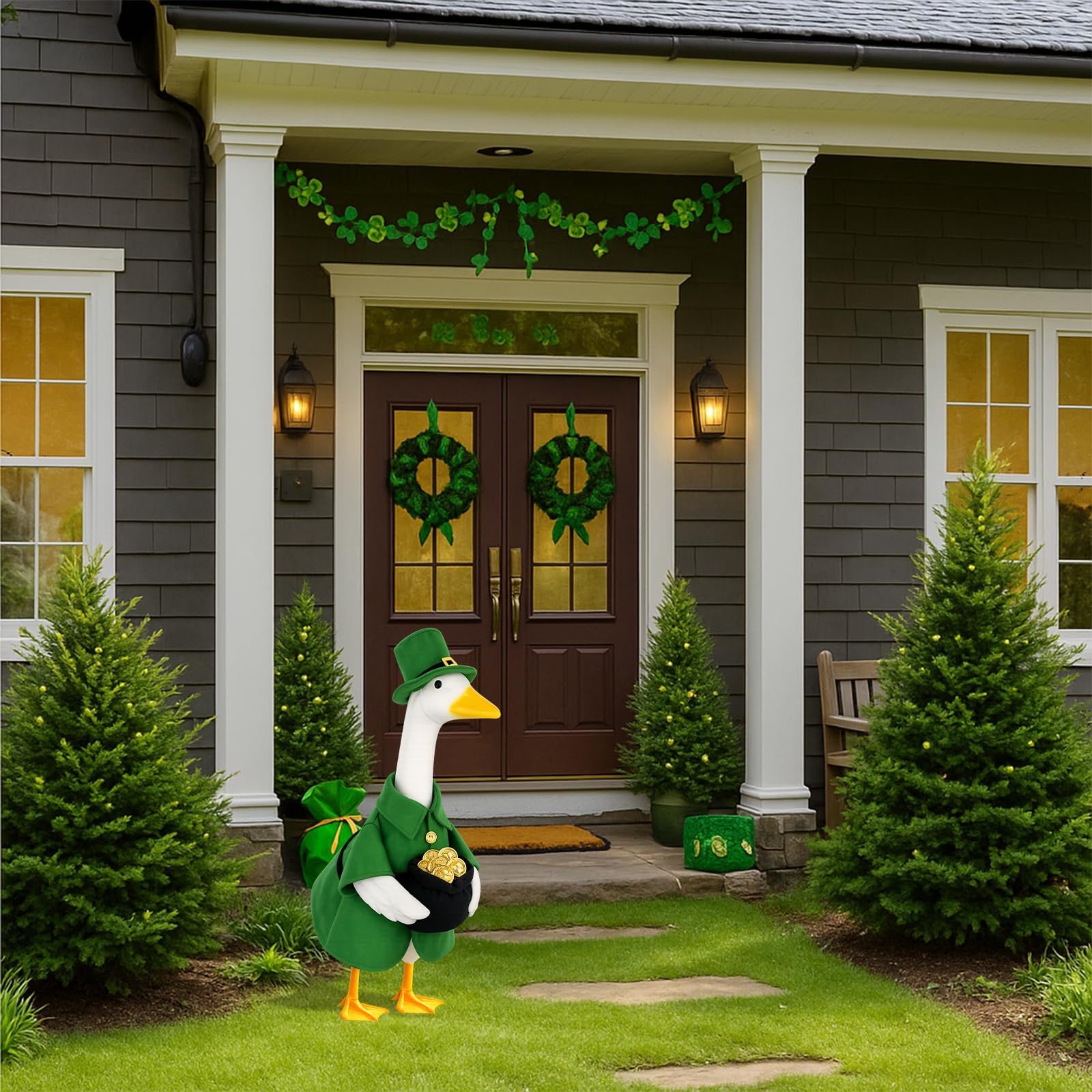 Aymolas coin jar accessory enhances whimsy on your lawn display